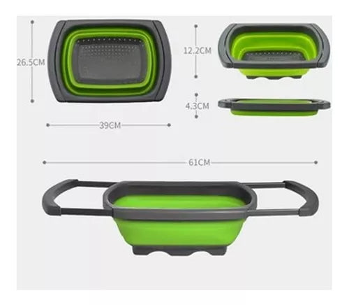 Escurridor Plegable Verduras Lavado