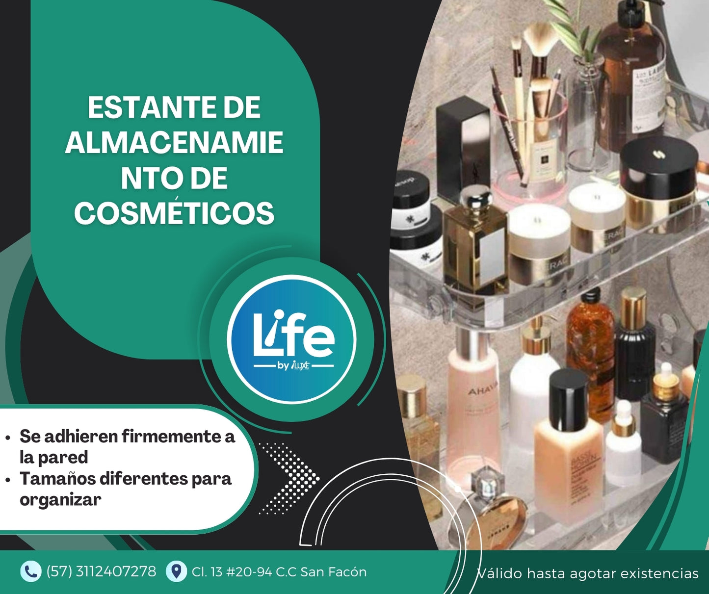 Estante De Almacenamiento De Cosméticos