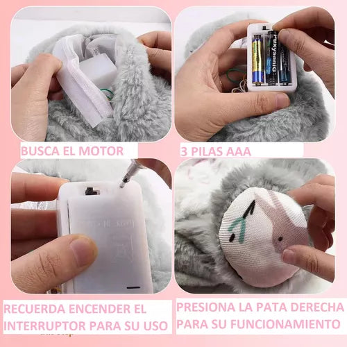 Peluche Realista Nutria Bebe Estimulacio