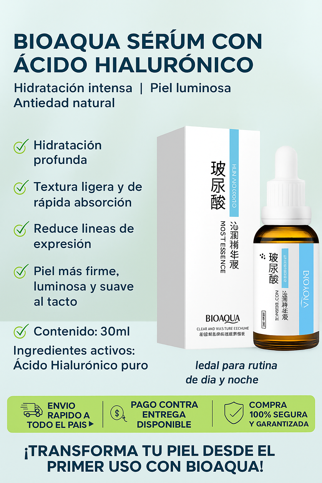 SERUM ACIDO HIALURONICO 30 ML