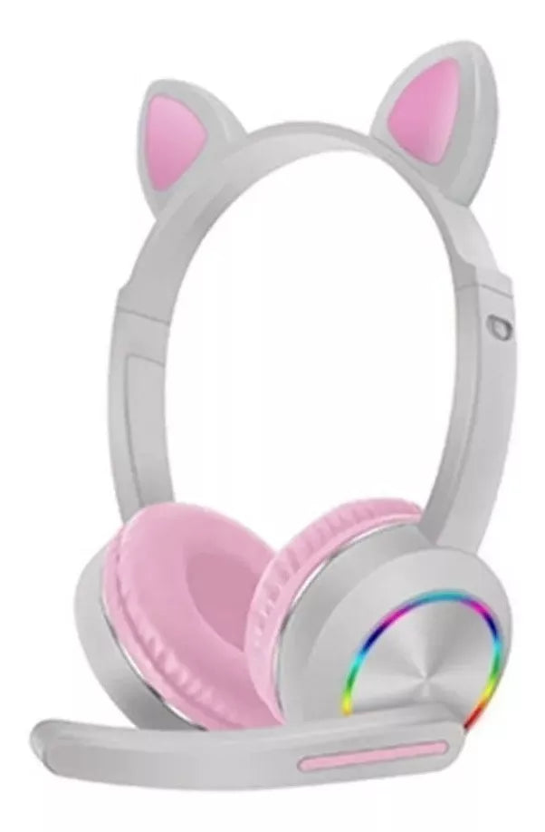 Audífonos Orejas Gato Bluetooth microfon