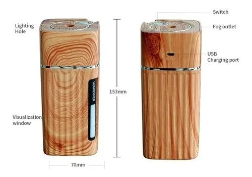 Humificador L1 Color Madera Clara Y Oscu