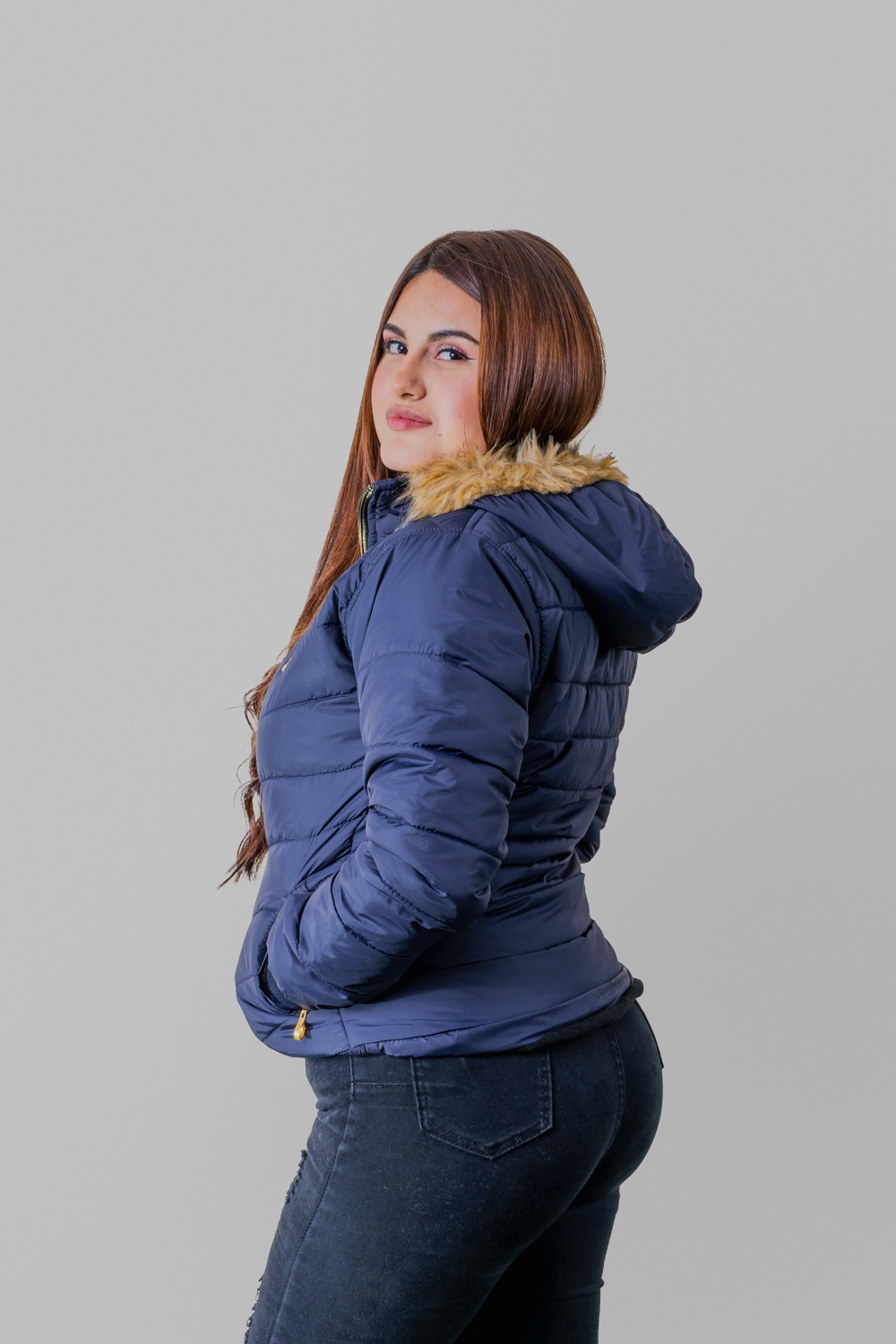 Chaqueta impermeable mujer H99C