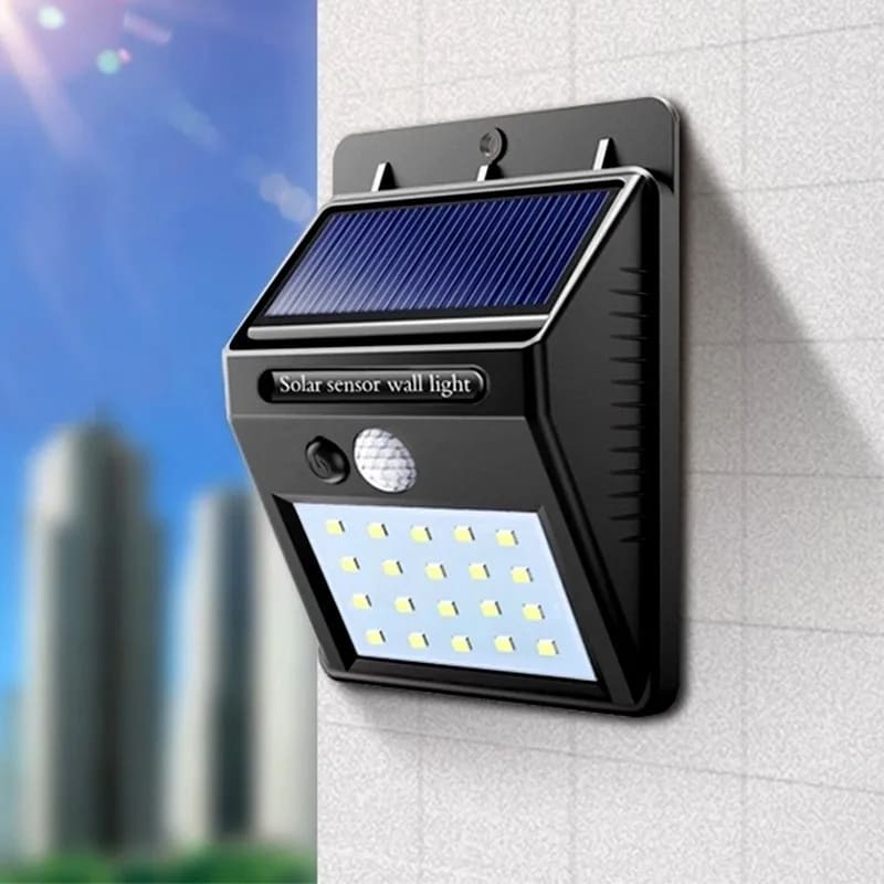 Lampara led sensor recarga solarFK23D-48
