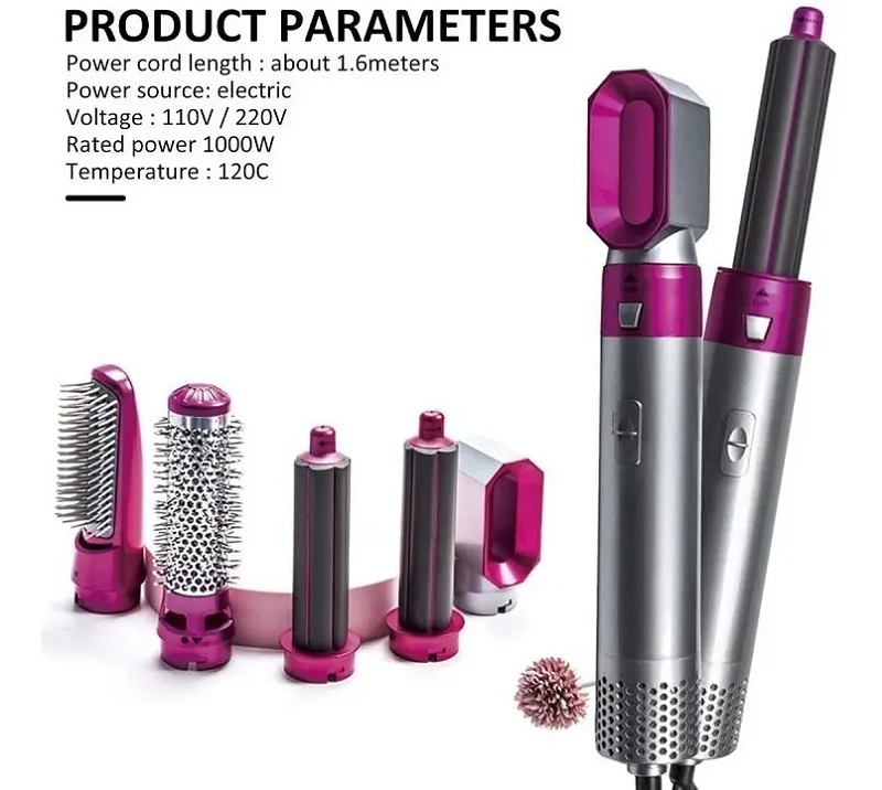 Cepillo Secador Multifuncional 5 En 1