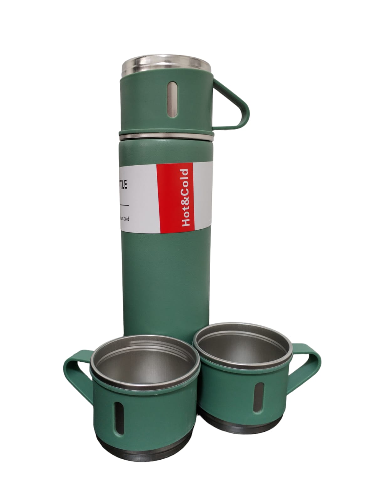 Termo acero inoxidable con 3 pocillos