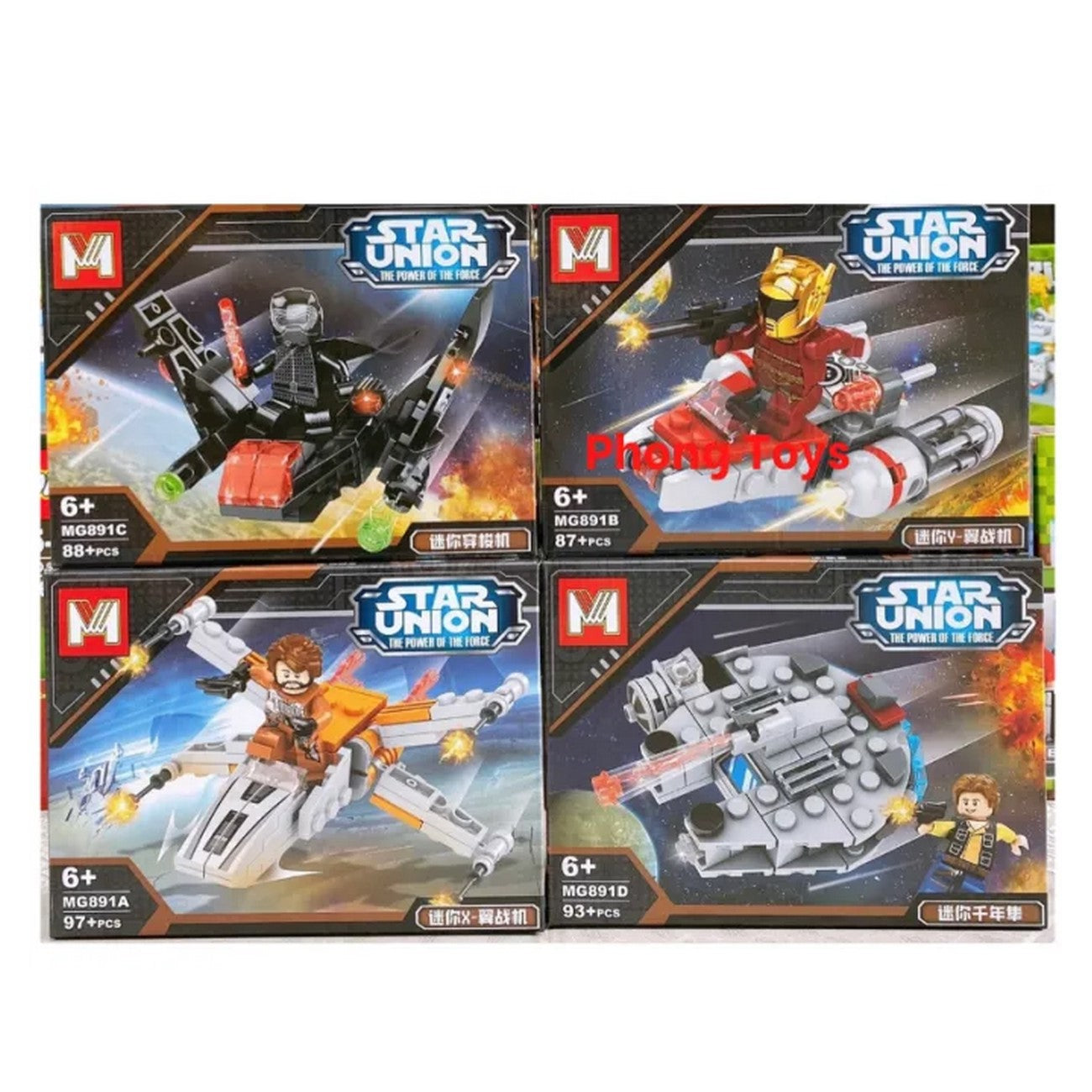 Star Wars X 4 Pcs Armables Armatodo Cons