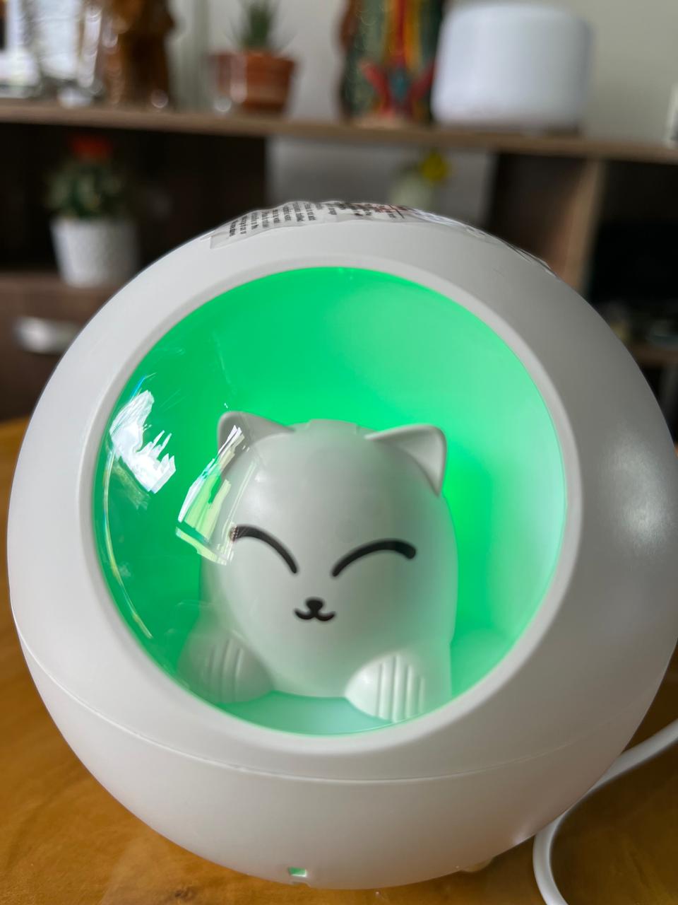 Difusor Humidificador Gato Aromaterapia