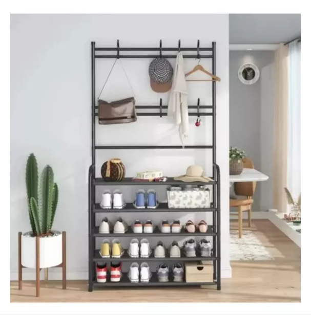 Zapatero Perchero Organizador 5 Niveles