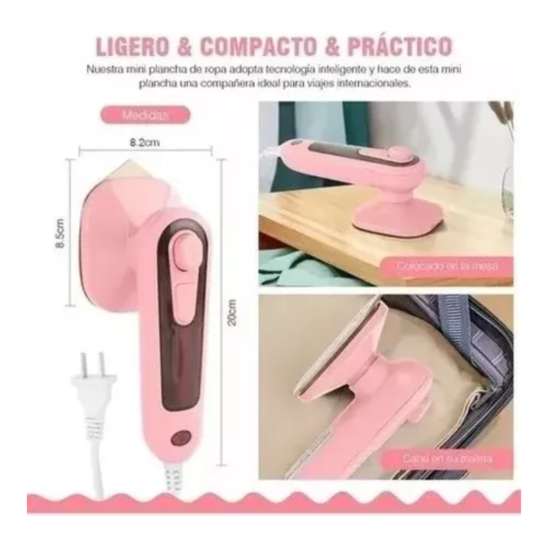 Plancha Viajera Ropa Portatil Mano