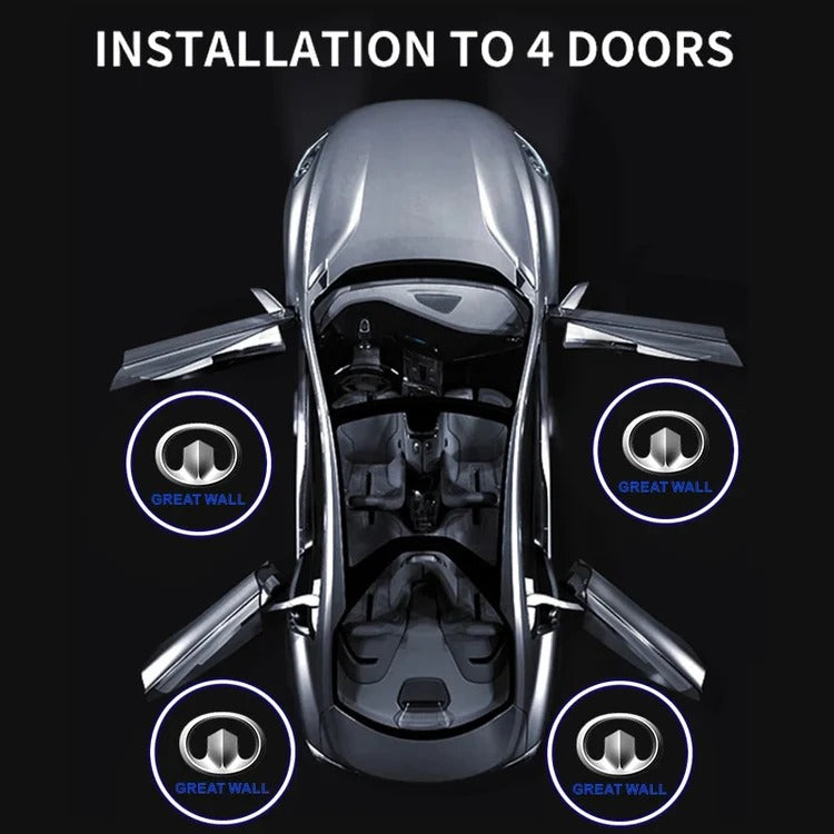 PROYECTOR DE LUZ PARA PUERTA DE CARROS