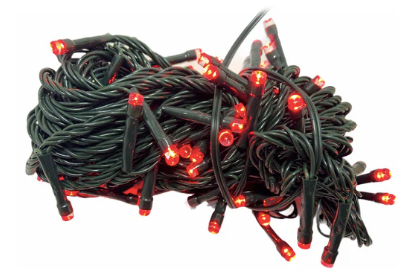 Lineal 100 Bombillos Cable Verde 8 Mtrs