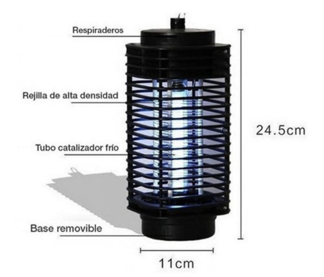 LAMPARA MATA MOSQUITOS Y ZANCUDOS