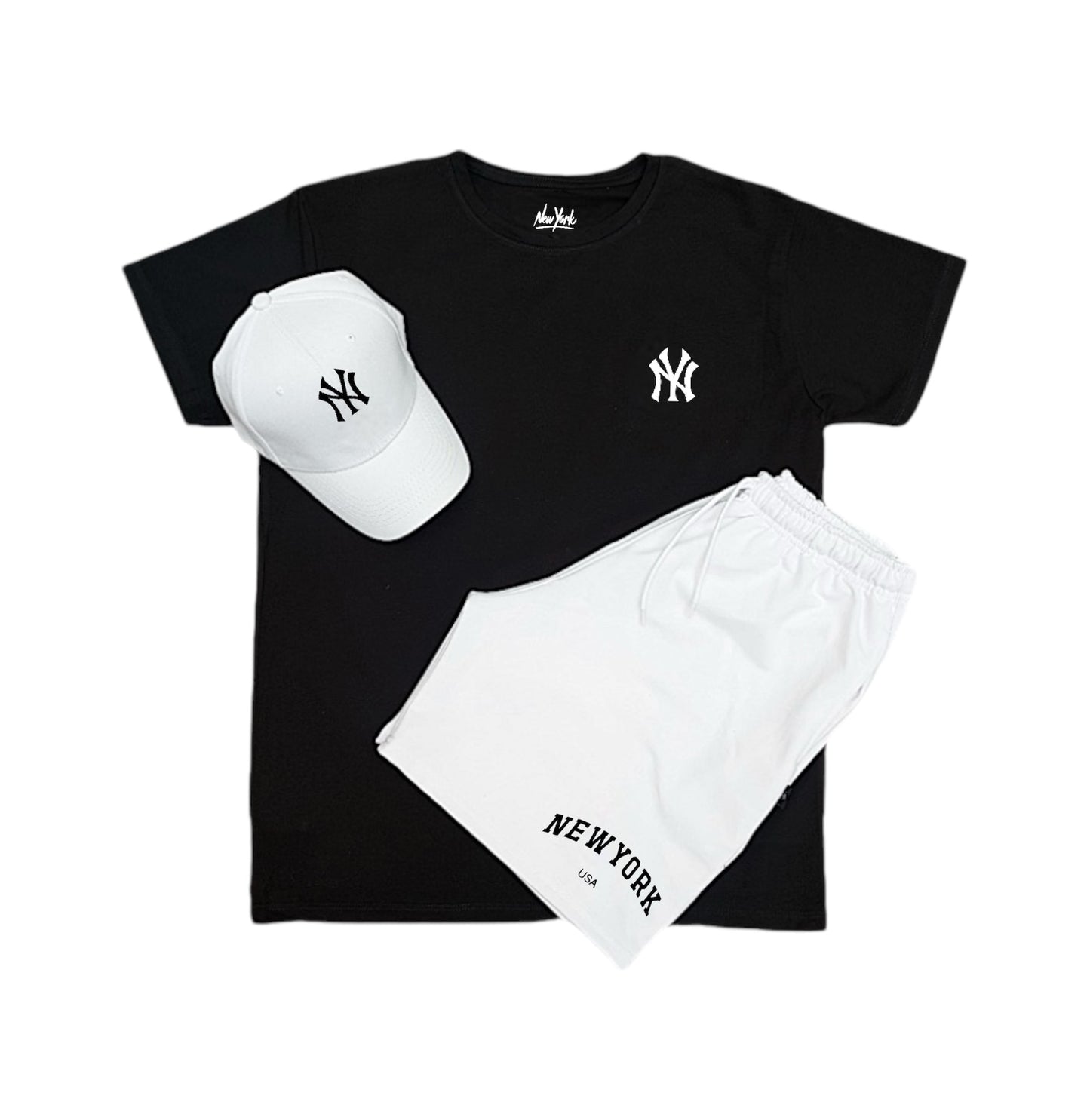 Camiseta + Pantaloneta + Gorra, New York