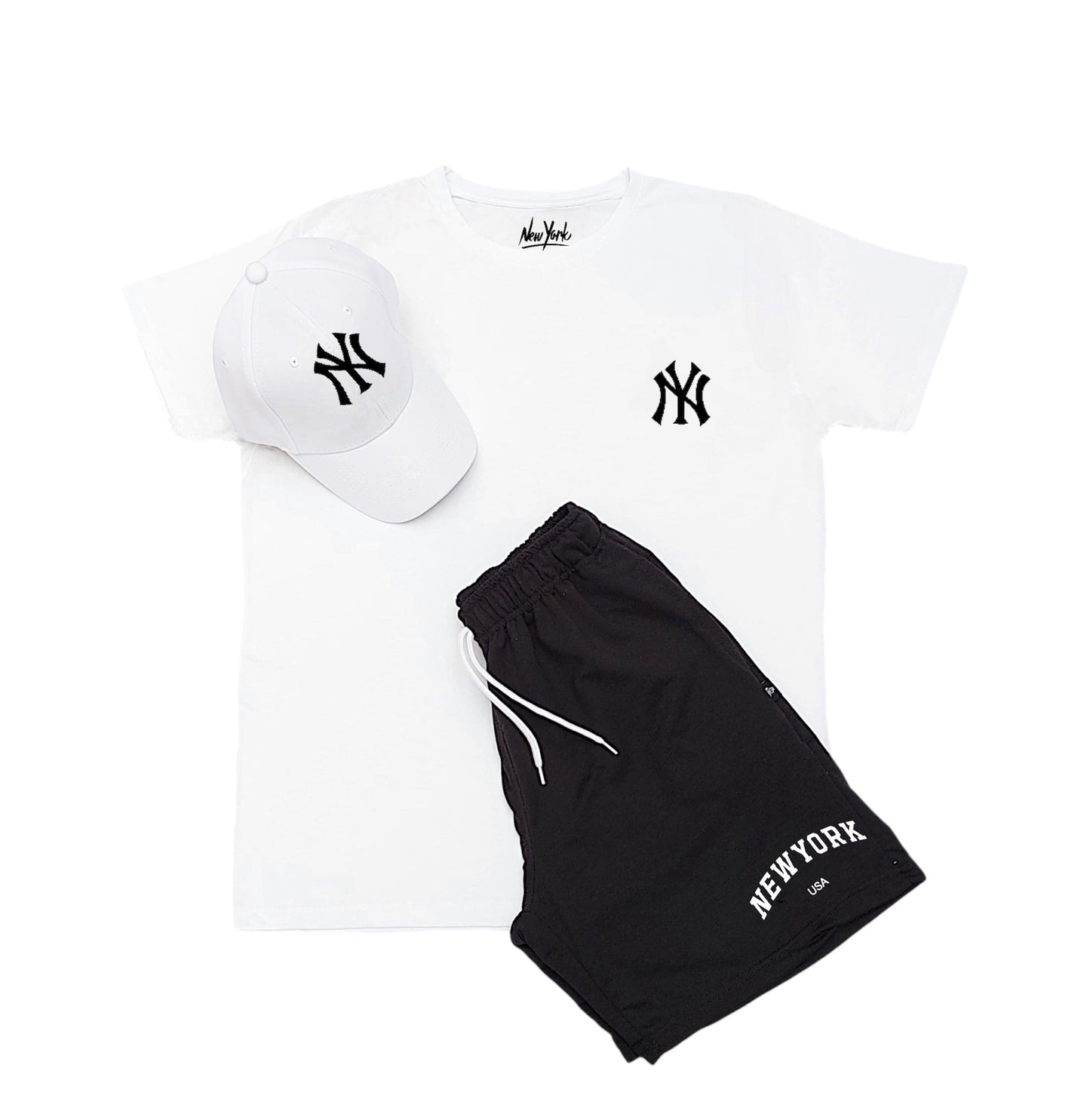 Camiseta + Pantaloneta + Gorra, New York