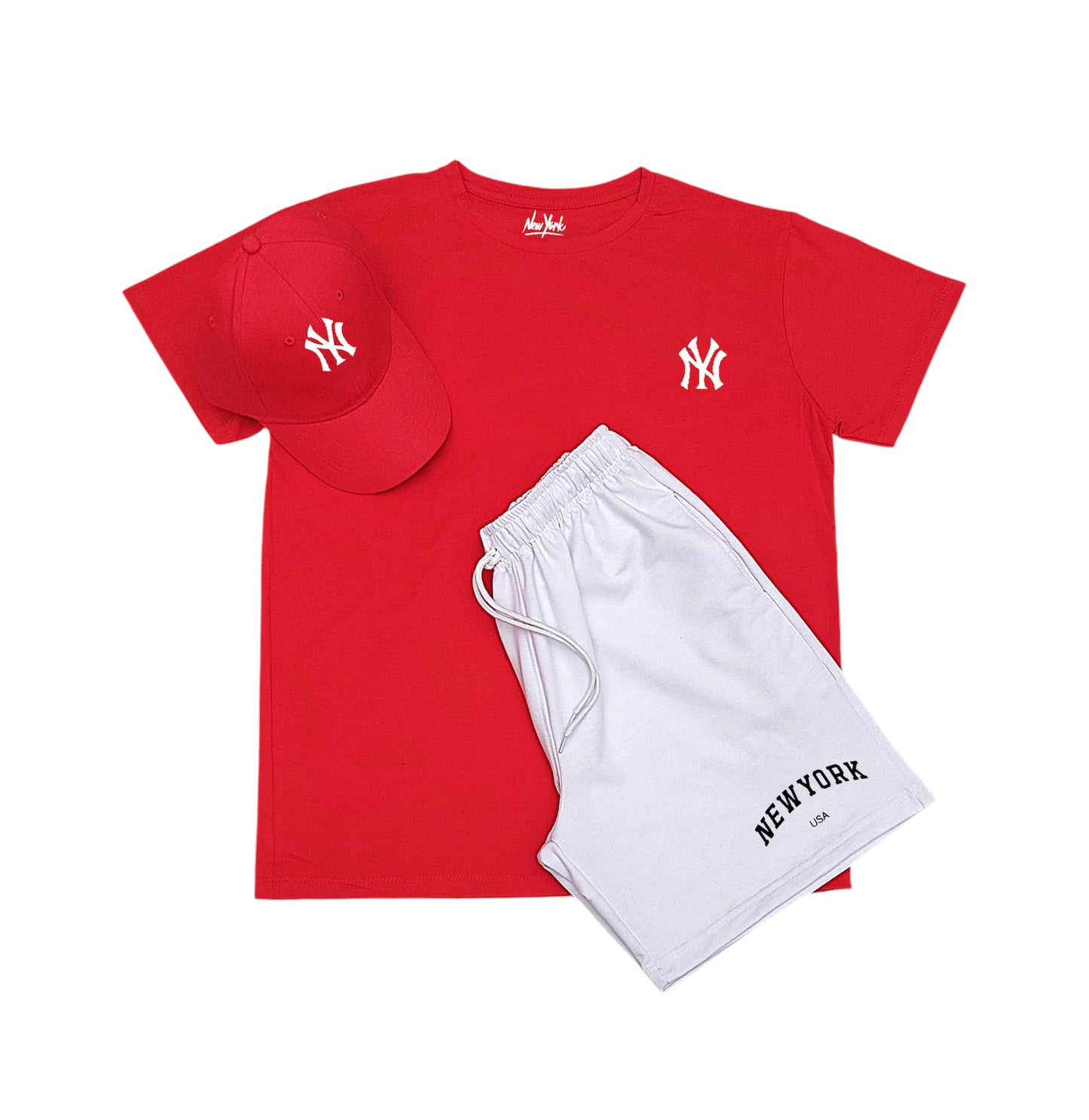 Camiseta + Pantaloneta + Gorra, New York