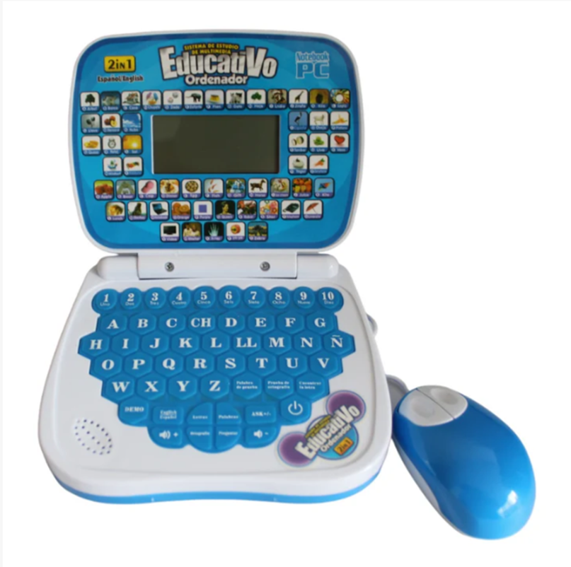 Mini Computador Didáctico Infantil 2en1
