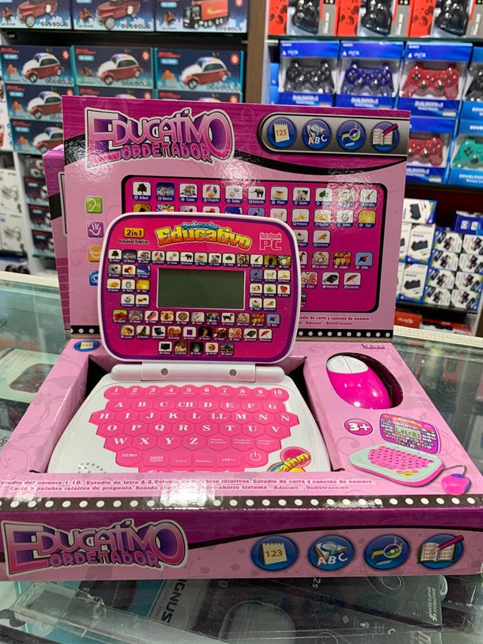 Mini Computador Didáctico Infantil 2en1