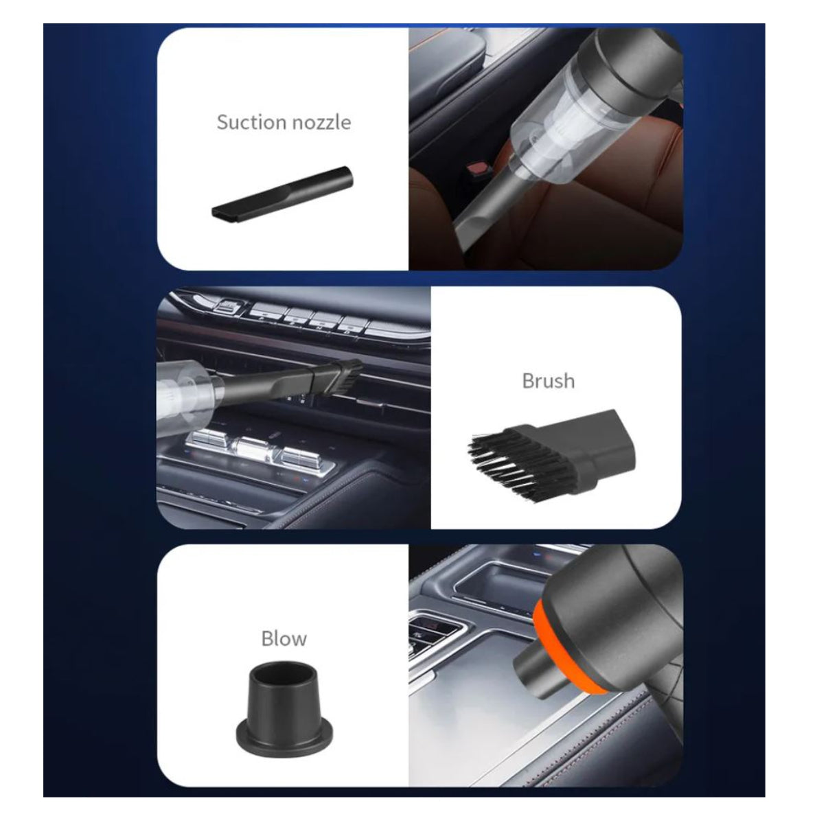 Mini Aspiradora De Mano Carro Portátil