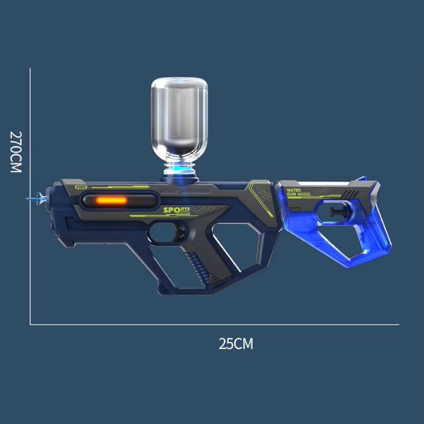 Pistola Agua 2en1 Eléctrica Automatica