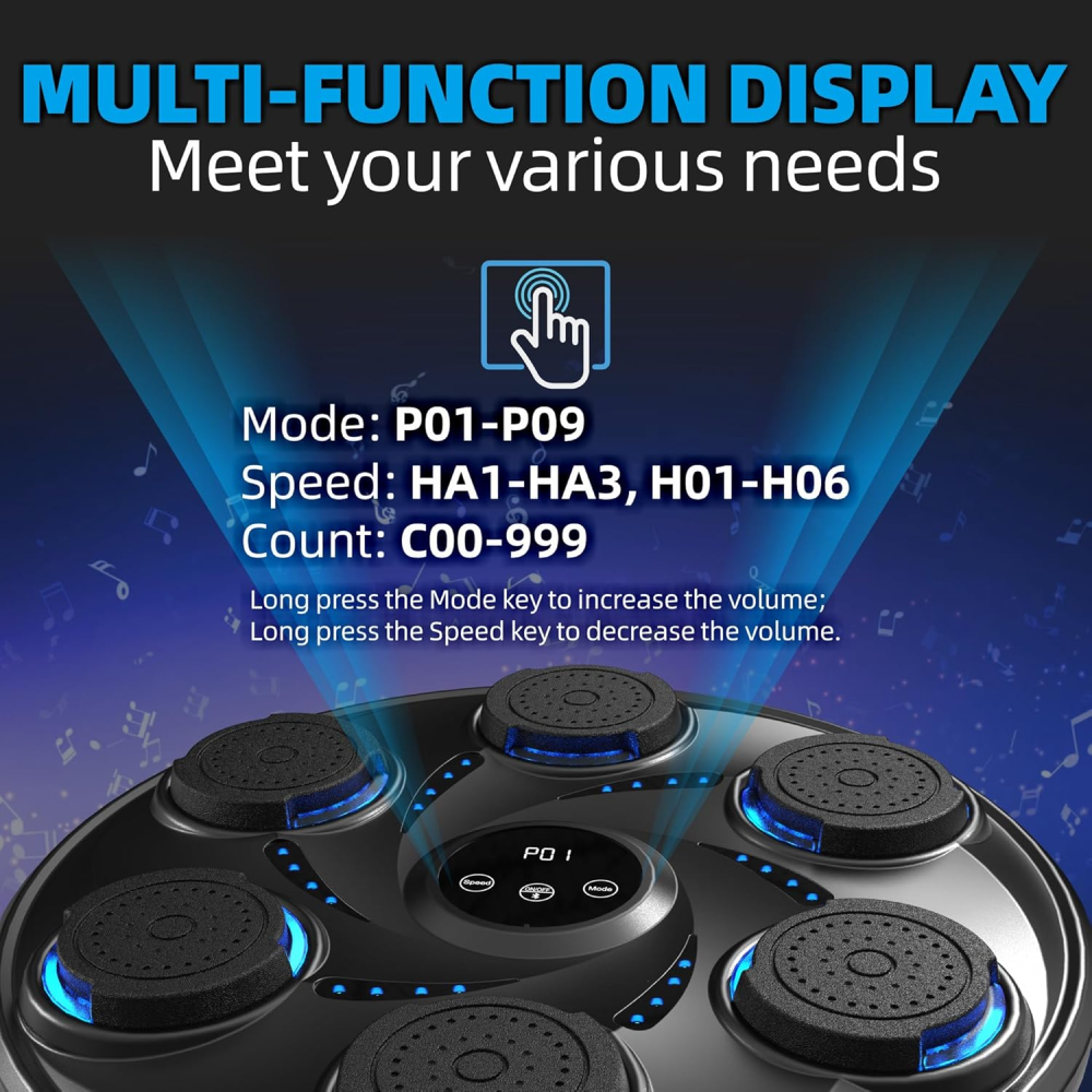 Entrenador De Boxeo  Bluetooth 49cm Gran