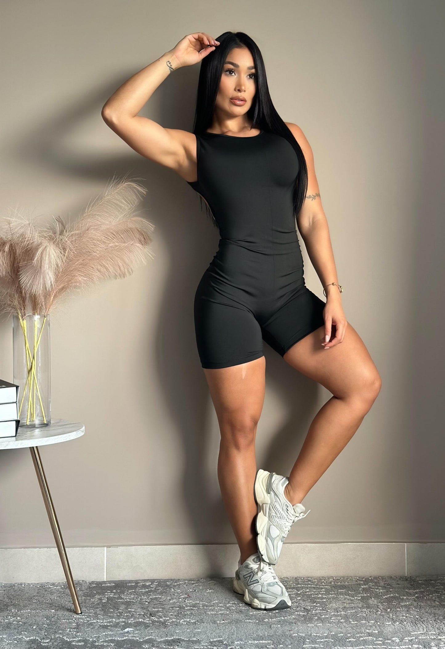 🔥🖤ENTERIZO MANGA SIZA HUECO CORTO 6099 🖤🔥