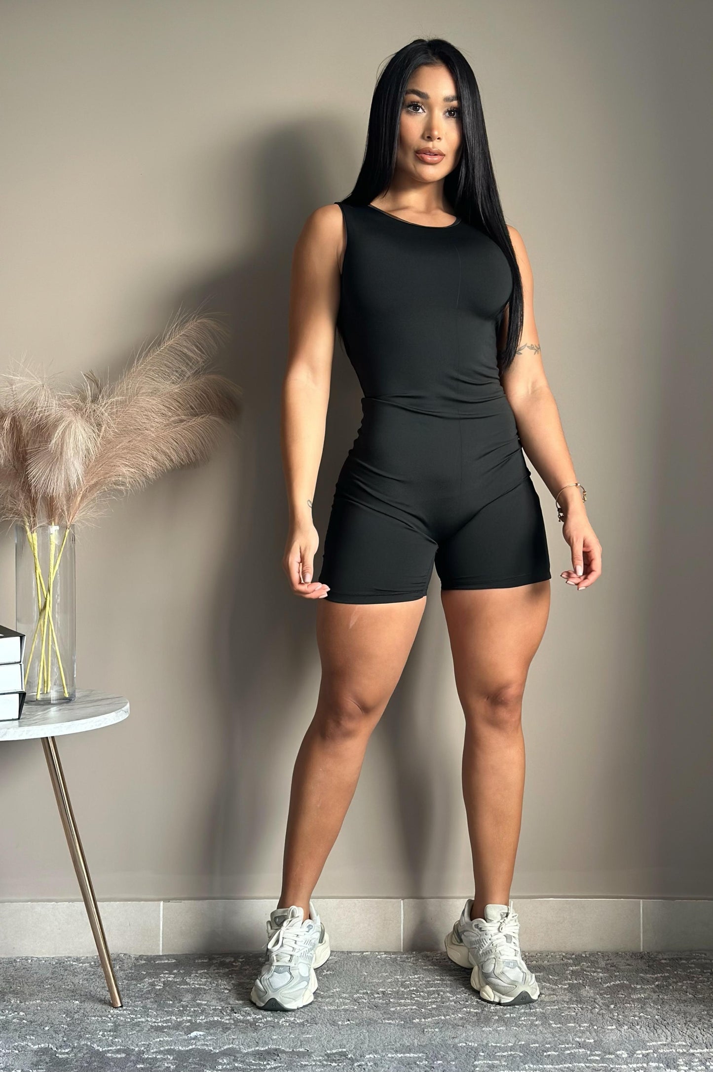 🔥🖤ENTERIZO MANGA SIZA HUECO CORTO 6099 🖤🔥