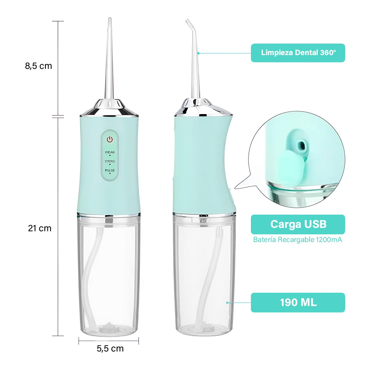 Irrigador Bucal Limpieza Oral KRD-1948