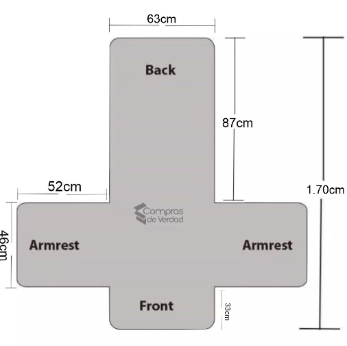Funda Protector Sofá Mueble 1 Puesto