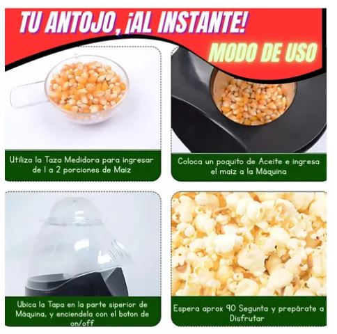 Crispetera Maquina Palomitas De Maiz -