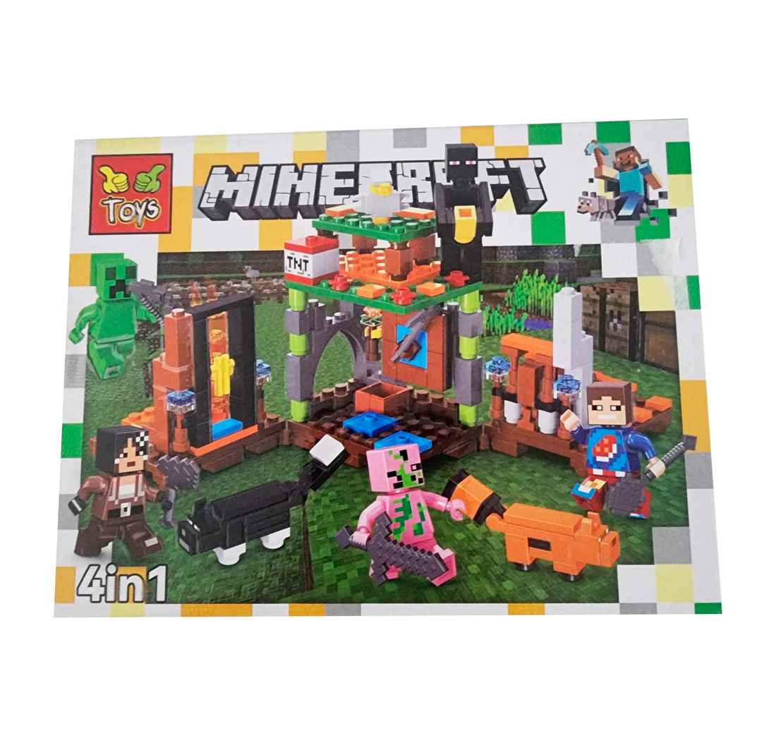Minecraft Heroes X 4 Pcs Armables Armato
