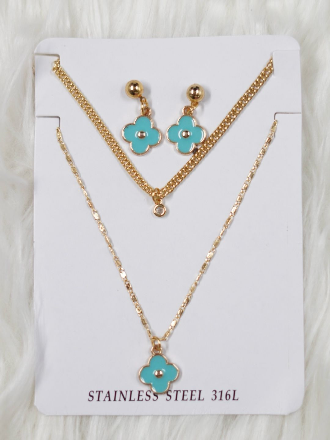 REGALO MAMÁ JUEGO CADENAS-DIJES-ARETES