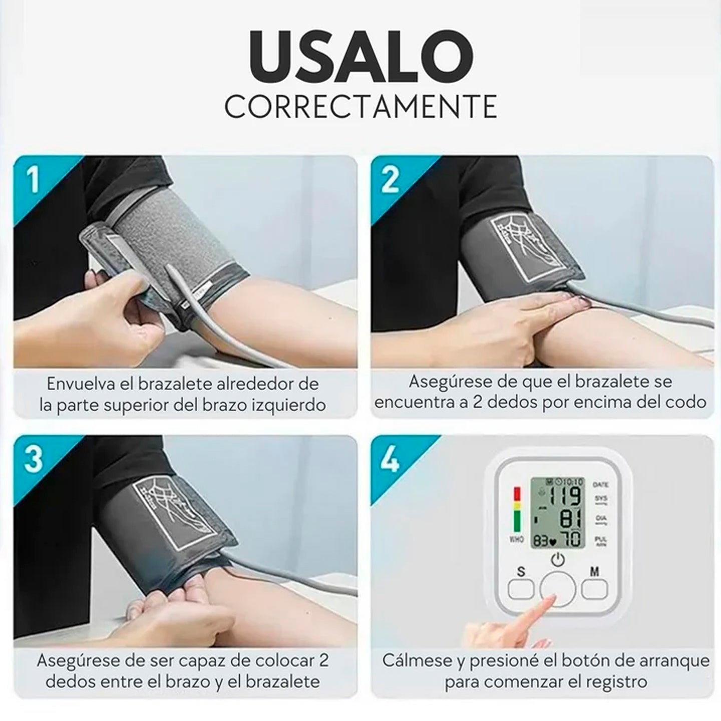Tensiometro Digital Para Brazo Toma Pres