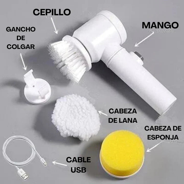 Cepillo Eléctrico Magic  5 En 1